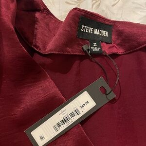 Steve Madden NYLA dress in the color wine